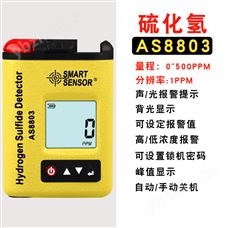 AS8803AS8803硫化氫檢測儀