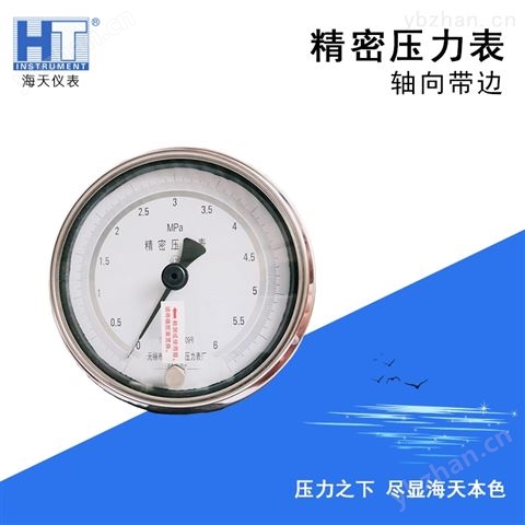 軸向帶邊精密壓力表