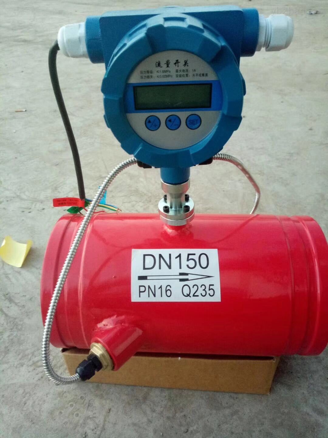 超声波沟槽式消防流量开关