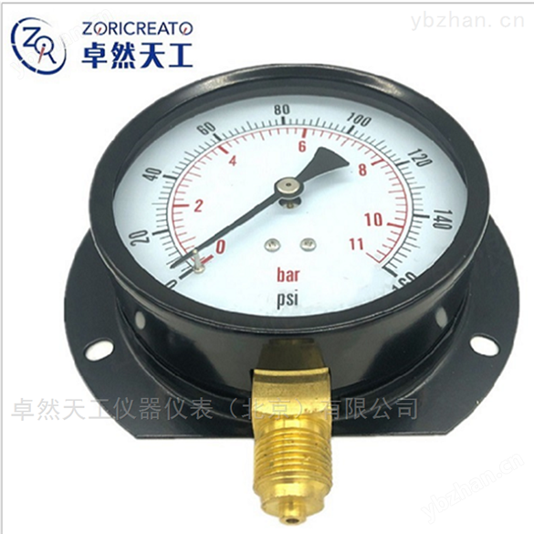 普通Y60 Y100 Y150徑向充油耐震真空壓力表 通用型壓力表