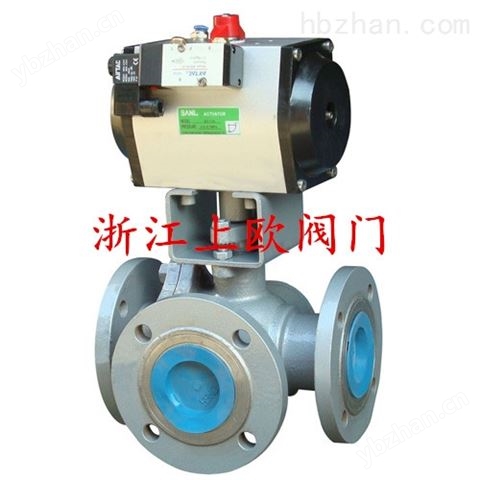 Q642F氣動(dòng)Y型三通球閥