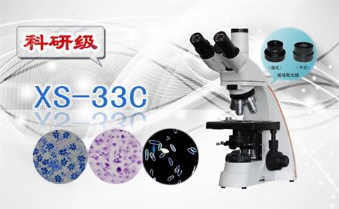 三目暗視野顯微鏡XS-33C