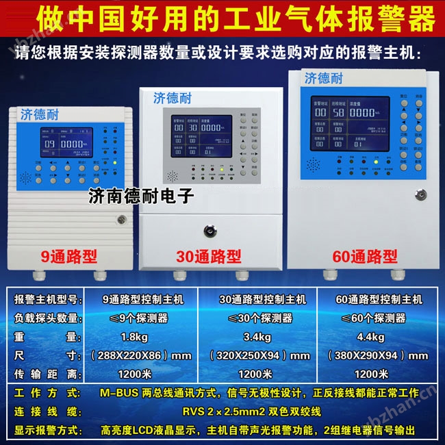 可燃有害气体报警器各款说明