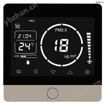 新风控制器触摸款，可配AC/DC/EC风机 嵌入式控制器
